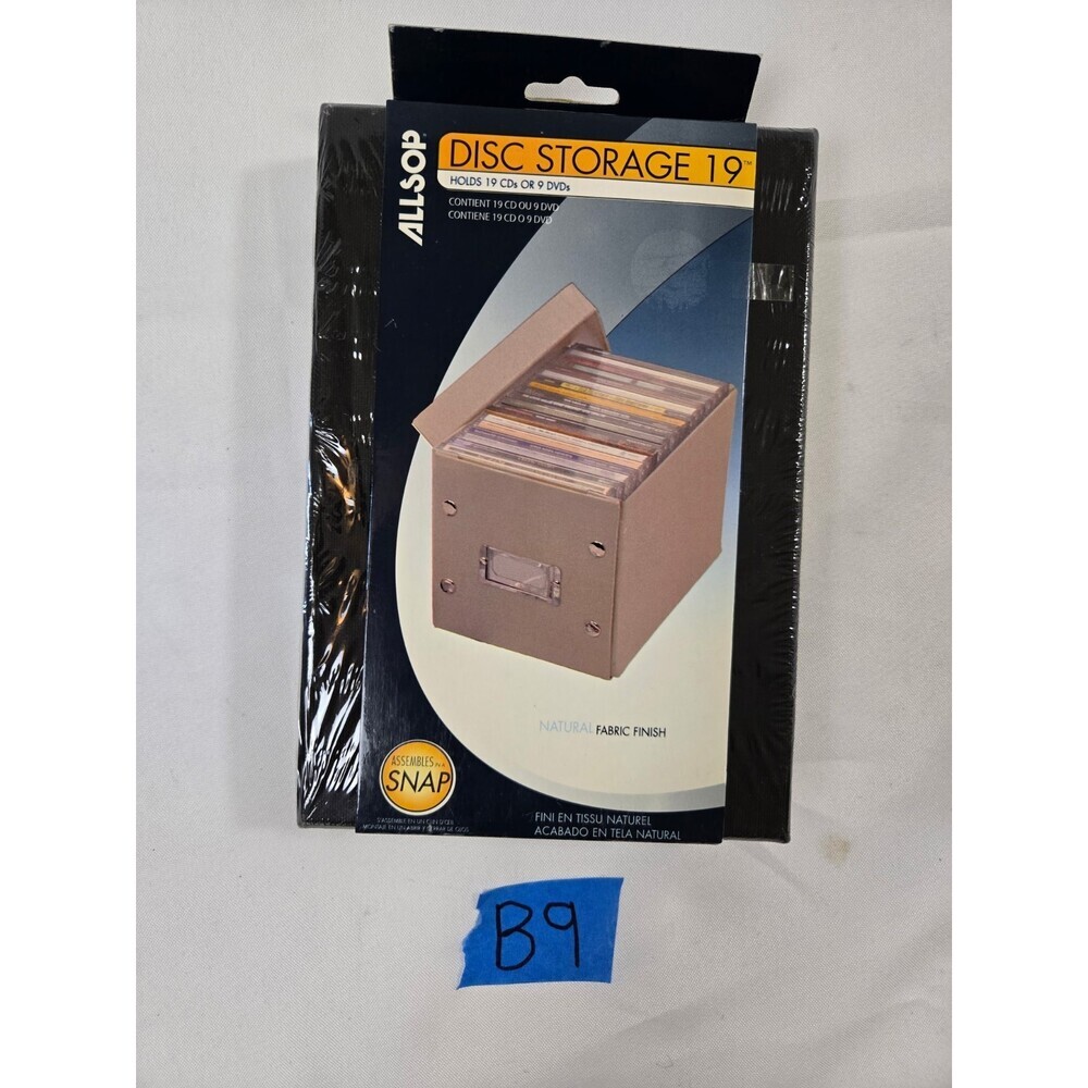 Allsop CD Storage Disc Organizers 19  NEW